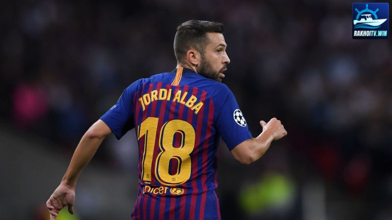 Số áo Jordi Alba, Barca